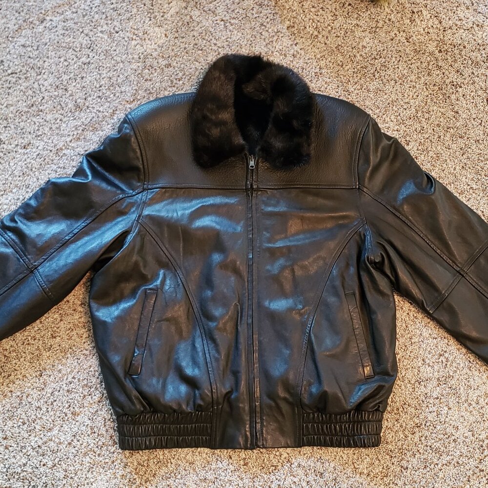 Mink/Leather Jacket